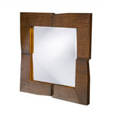 Hayward Wall Mirror in Oak Finish