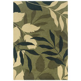 Pandora Green Foliage Rug