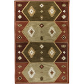Southwest Hopi Red Rug