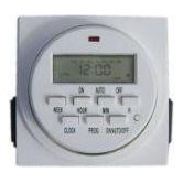 Dual Outlet Digital Timer in White