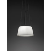 Plis Outdoor Pendant in White Lacquered