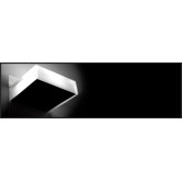 Beta Cross Wall Sconce in Soft Black Lacquer