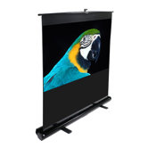 MaxWhite ez-Cinema Series Floor Stand TeleScoping Pull Up Screen - 80" Diagonal