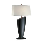 Ofira Table Lamp in Dark Walnut