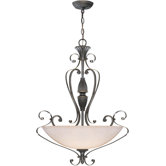 3 Light Inverted Pendant