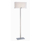 Aspasia Floor Lamp in Polished Steel