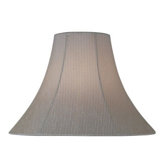Fabric Bell Lamp Shade in Light Beige