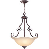 3 Light Inverted Pendant