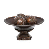 Sebastian Bowl and Spheres Set in Dark Bronze
