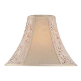 Chandelier Bell Shade in Cream and Rose