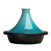 Cast Iron Tagine in Teal