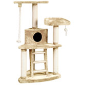 51" Tri-Level Entertainment Center Cat Tree