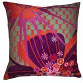Allure 20  x 20 Pillow in Eggplant