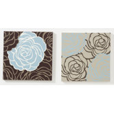Avalanche Roses Fabric Wall Art (Set of 2)