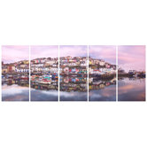 Brixham Harbour Canvas (set of 5)