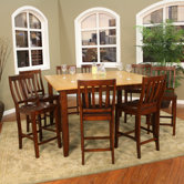 Andria 9 Piece Counter Height Dining Set
