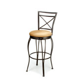 Torino Stool in Coco with Camel Microfiber