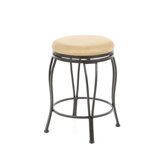 Padova Stool in Coco with Camel Microfiber