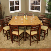 Andria 9 Piece Counter Height Dining Set