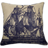 Sail Pillow in Ink