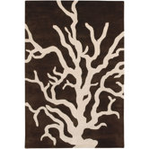 Tufted Pile Coral Rug