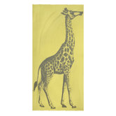 Giraffe Cotton Voile Scarf in Corn
