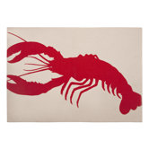 Lobster Placemat in Lava