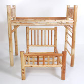 Nicholas Twin over Twin L-Shaped Bunk Bed with Built-In Ladder