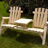 White Cedar Tete-a-Tete Seating Group