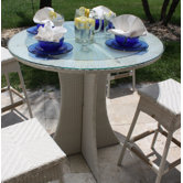 Grenada Patio Glass Pub Table