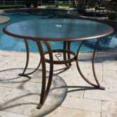 Coco Palm Patio Round Dining Table