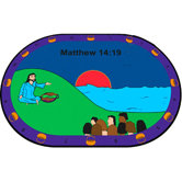 Religious Fish Kids Rug