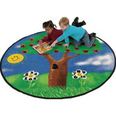 Educational Alpha Tree Kids Rug