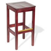 Bulldog Unfinished Backless Bar Stool (24" - 30" Seats)