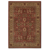 Pera All Over Mashhad Crimson/Fawn Rug
