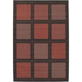 Recife Summit Terra Cotta/Black Rug
