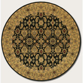 Royal Kashimar All Over Vase Black Rug