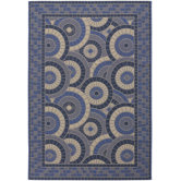 Five Seasons Sundial Cream/Blue Rug