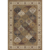 Everest Crimson/Multi Mosaic Panel Rug