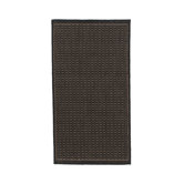 Recife Saddle Stitch Black Cocoa Rug