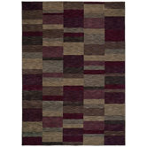 Modernworks Parallel Cranberry Rug