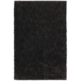 Mirabella Shag Black Rug
