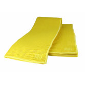 MUmodern Waffle 16" x 24" Microfiber Dish Towel in Lemon (Set of 2)