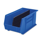 Bins, Unbreakable/Waterproof, 8-1/4"x14-3/4"x7" Blue