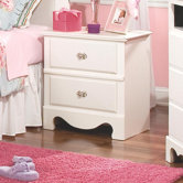 Spring Rose 2 Drawer Nightstand