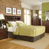 Marshall Merlot Panel Bed