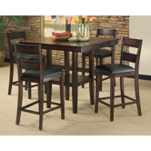 Pendelton 5 Piece Counter Height Dining Set