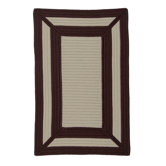 Simply Home Frame It Chocolate Rug