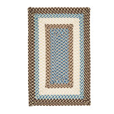 Montego Border Bright Brown Kids Rug
