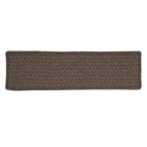 Natural Wool Houndstooth Cocoa Stair Tread